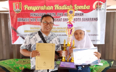 Siswi SMP Muhammadiyah 1 Semarang Raih Juara I Lomba Menulis Cerita Pahlawan Lokal Tingkat Kota Semarang